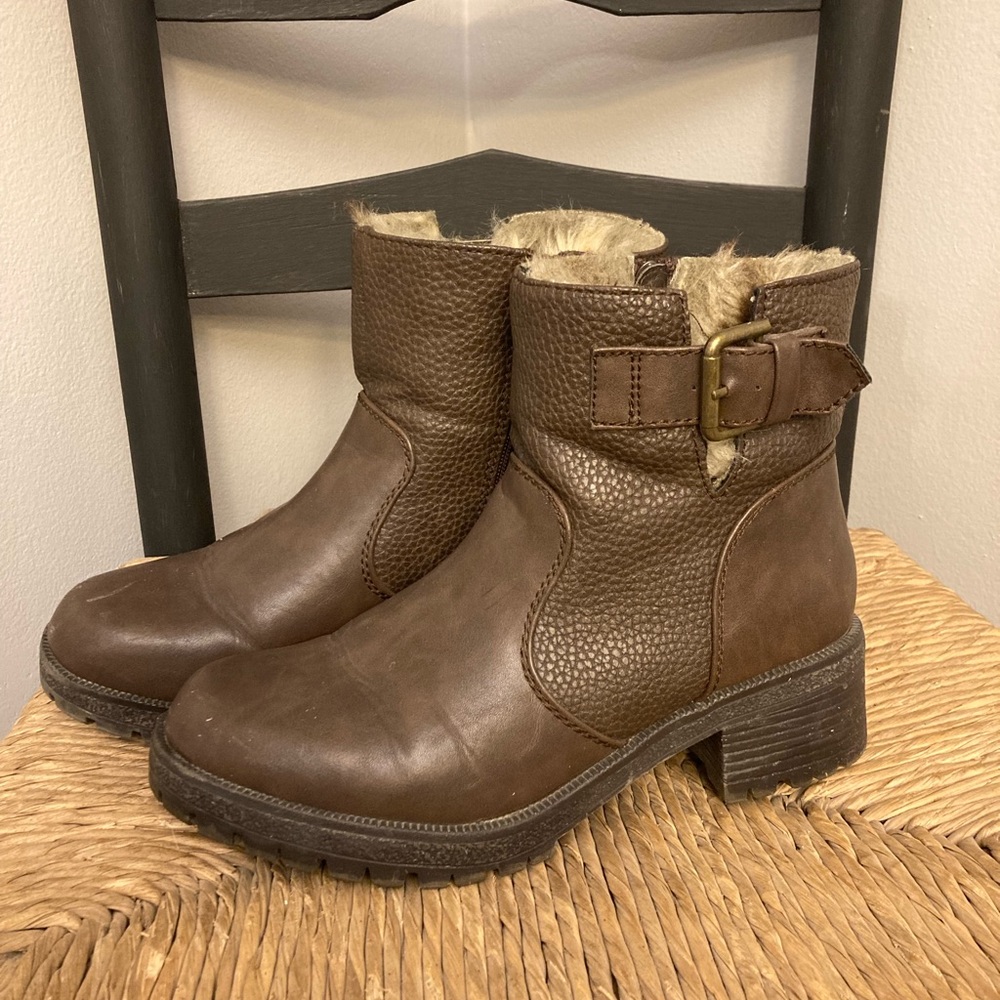 Just Fab brown booties.